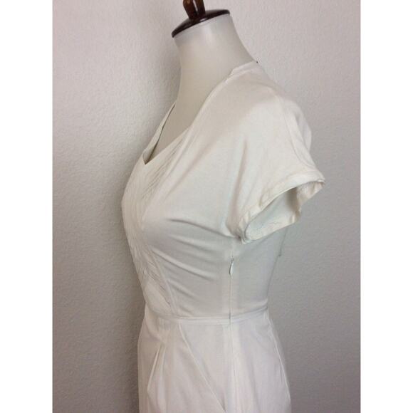 BCBGMAXAZRIA Dress Sheath Bodycon Pleated Doree Stretch - Picture 6 of 11